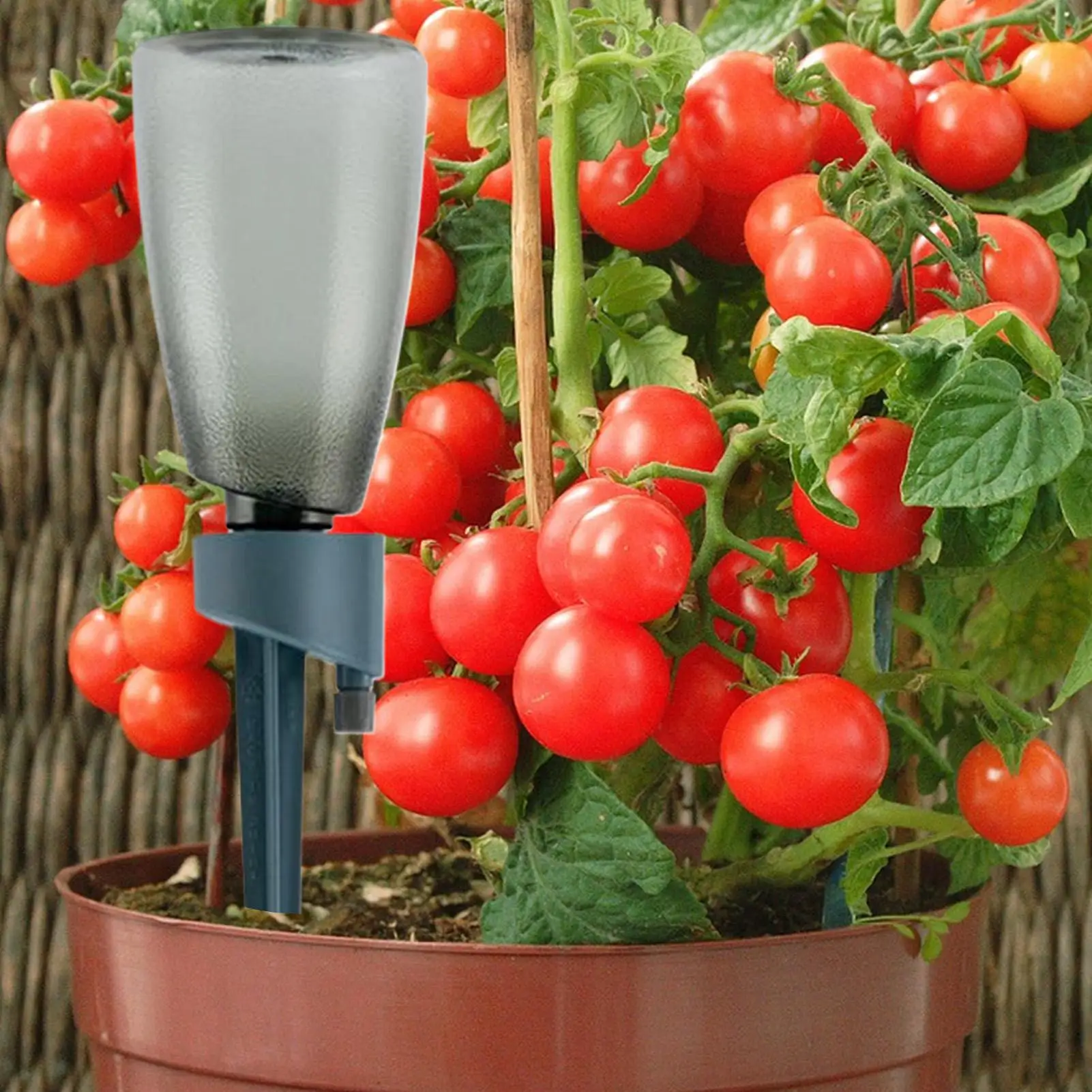 Watering Spikes for Outdoor Plants 6 Pieces Automatic Irrigation Stakes with Control Valve Plant Watering Devices for Outdoor