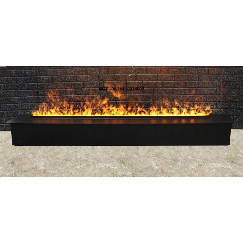 

Кассетный паровой камин 1500 с плоской панелью, эффект пламени, водяной пар, атомизация