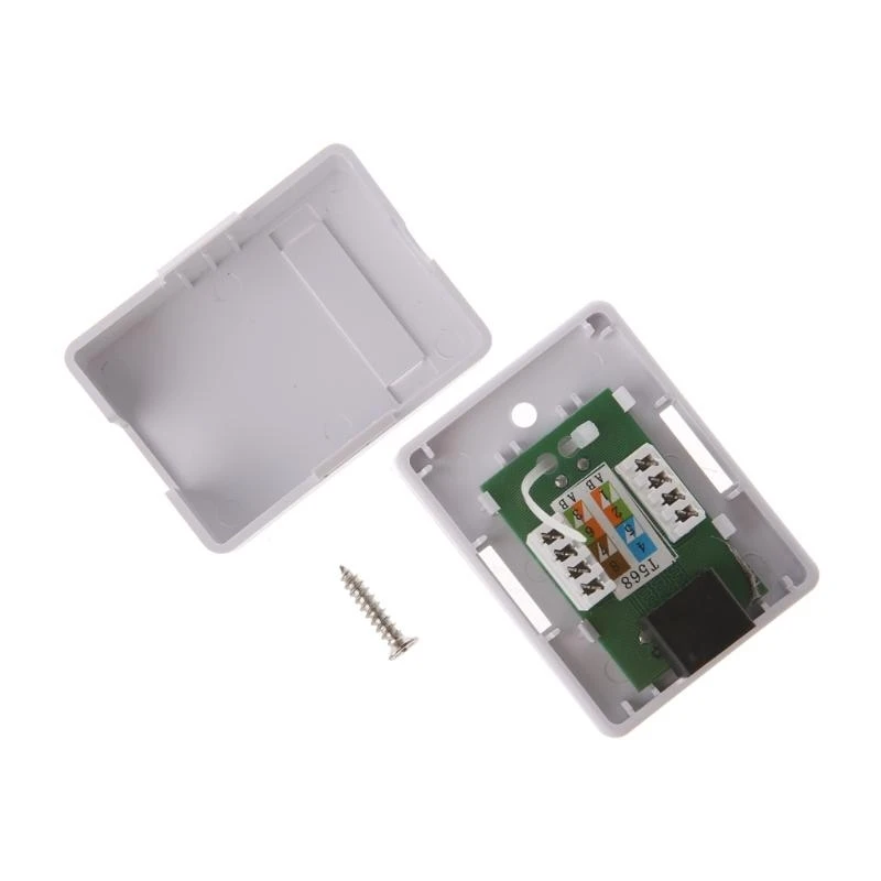 L4MD CAT5E HM-HB01 Model UTP UNSHITED SINGLE PORT DEKETOP Box Mạng lưới