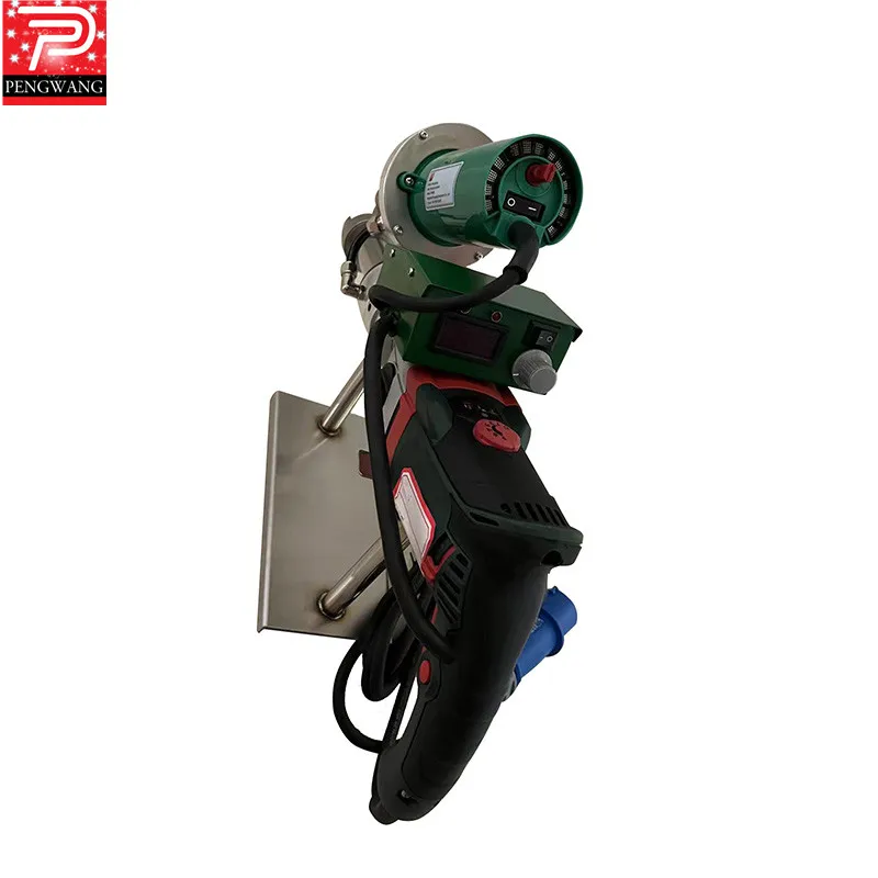 New Thermoplastic HDPE PP PVDF Sheet Biogas Liner Geomembrane Hand Extruder Welding Gun 220V/120V