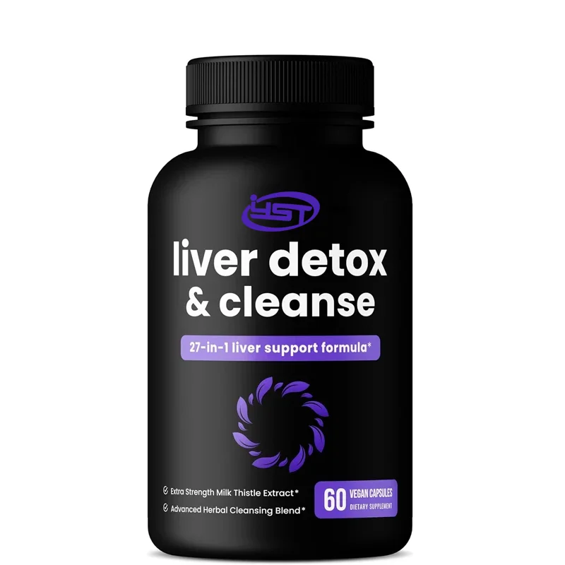 

Liver cleansing, detoxification, and repair formula | Over 20 herbal plants: Milk thistle extract contains silymarin, etc