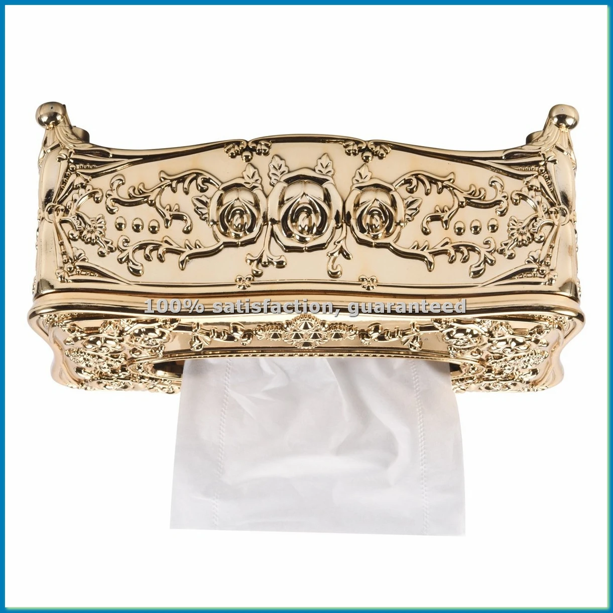 

Золотая акриловая коробка для салфеток для отелей и ресторанов, держатель для салфеток для дома - ABWY