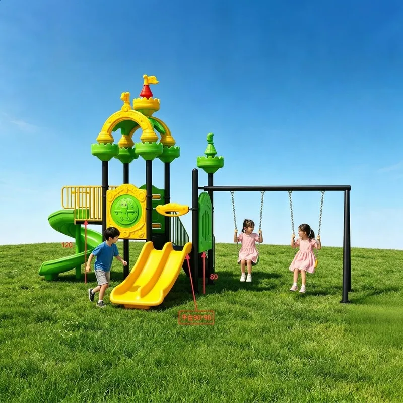 2027 Commercial Grade Outdoor Playground Equipment Multi-functional Large Scale for Community Park