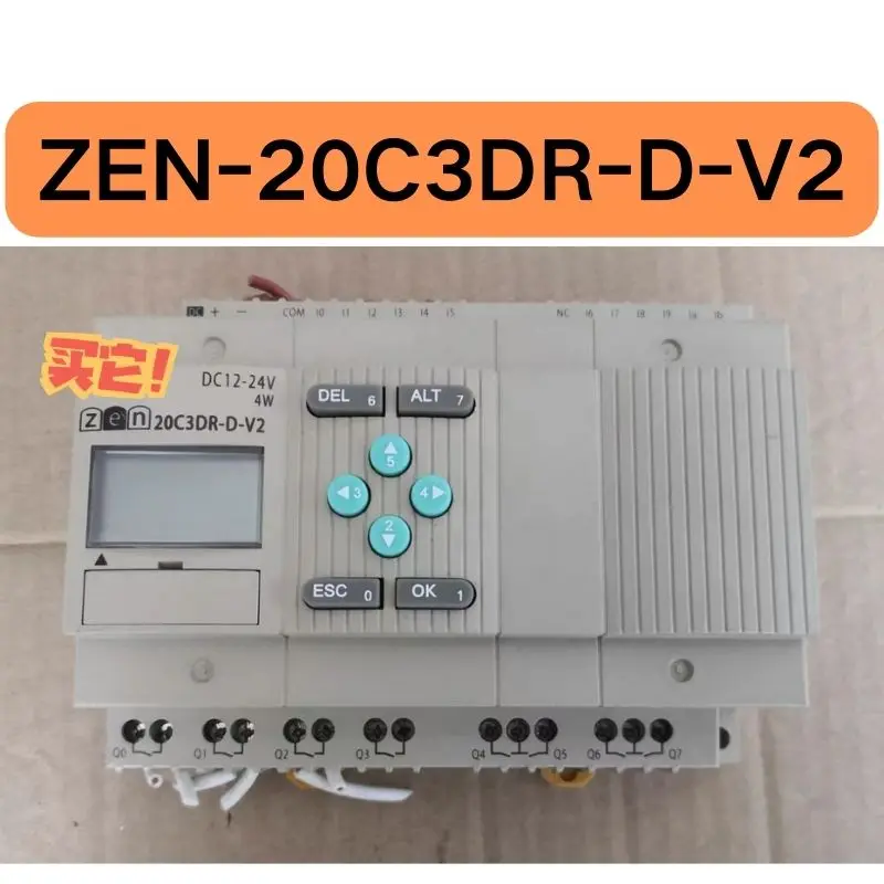 The second-hand PLC controller ZEN-20C3DR-D-V2 tested OK and its function is intact