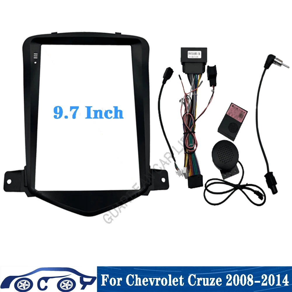 

9.7 Inch For Chevrolet Cruze 2008-2014 Tesla Style Car Radio Fascia Head Unit Panel Player Andriod MP5 Frame Install Trim Kit