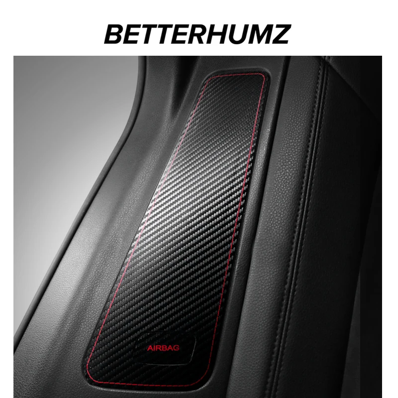 Betterhumz for Porsche Macan 2014-2024 Door Trim Strips Sticker Panel Made of Alcantara Decals Car Interior Styling Accessories