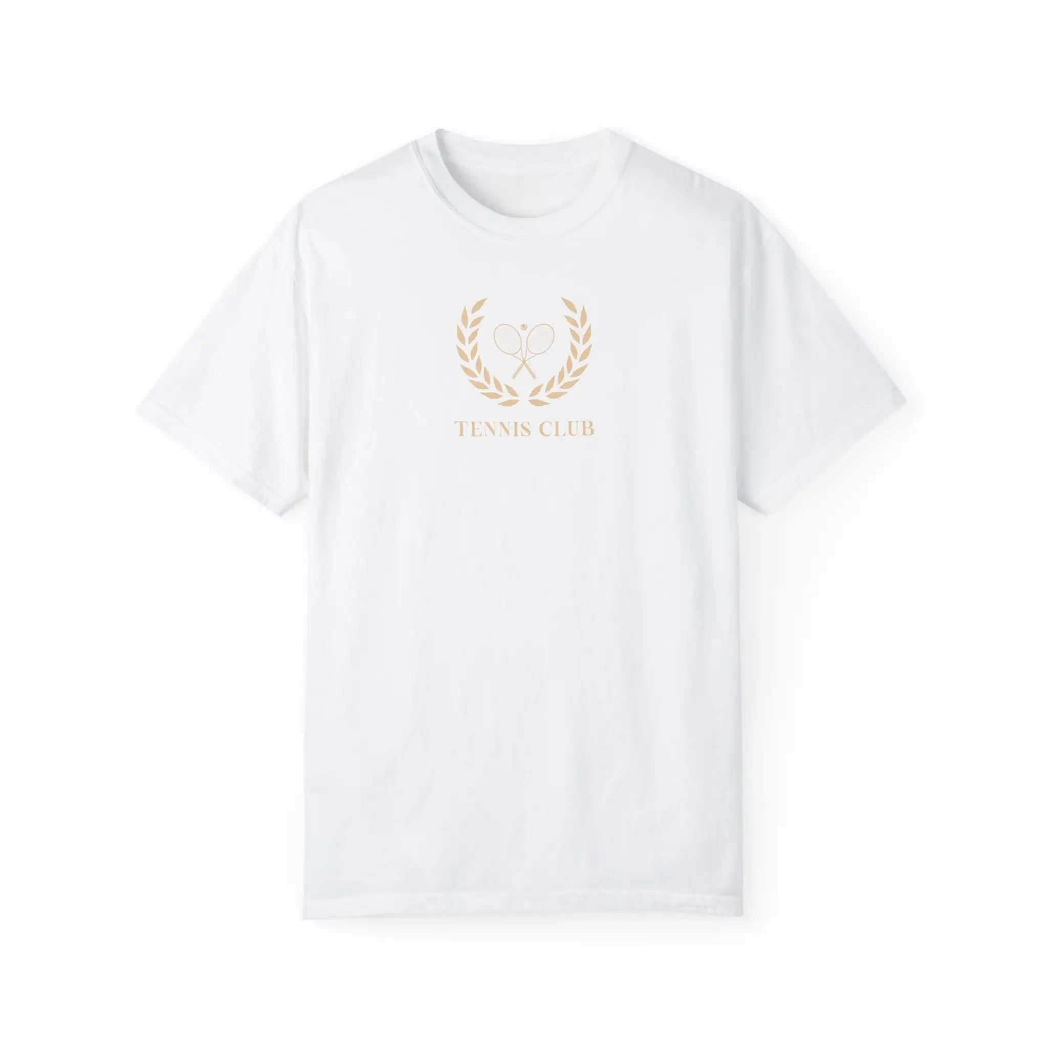 

Tennis Club Garment Dyed T Shirt