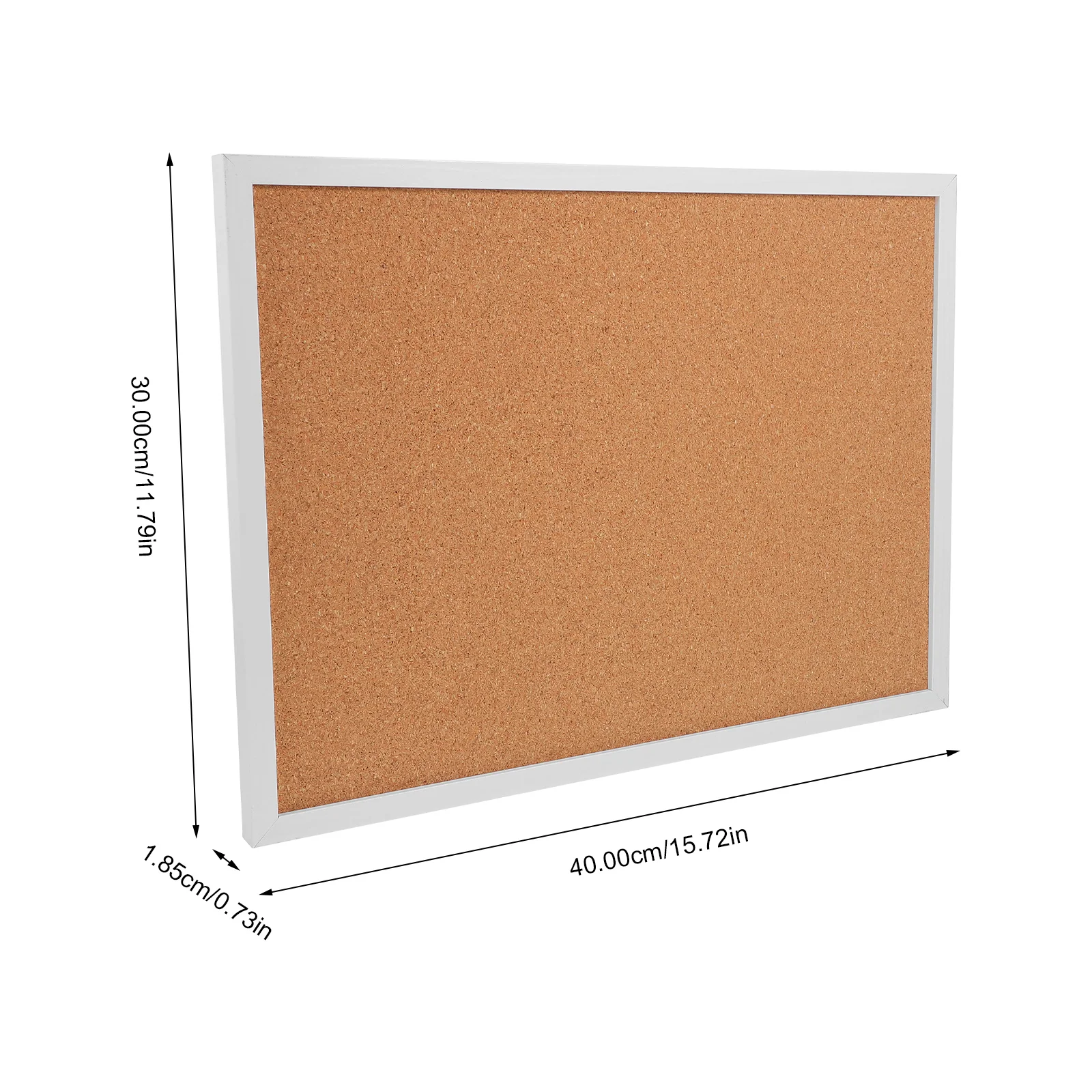 White Framed Cork Board for Office Notice Peg Photo Wall Large Boards Walls Bulletin Table Coasters Thick Notes