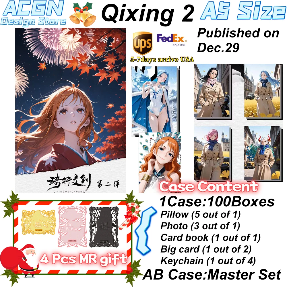 

2025 Wholesale Qixing Cultural and Creative Industry One Piece Second color paper A5 Acrylic Color Paper CCG TCG Hobbies Gifts