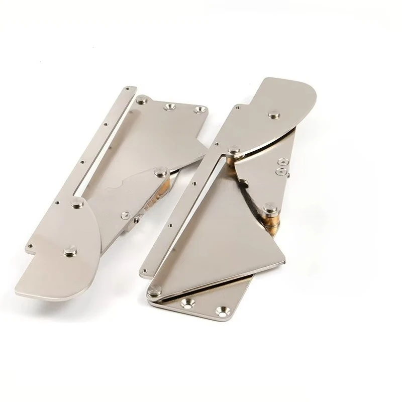 Stainless Steel Support Bracket, Desk Hardware, Folding Table Connector, Removable Hinge, Furniture Support Accessories
