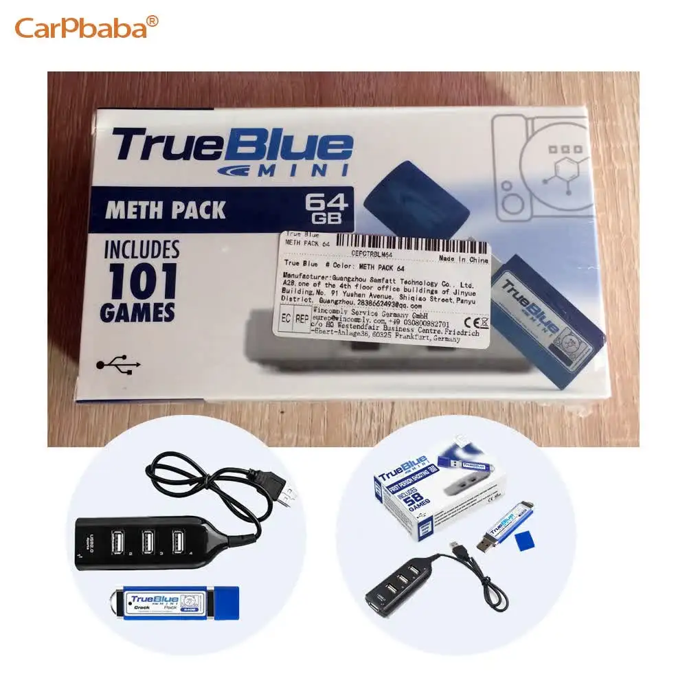 W3 For True Blue Mini CRACK PACK 64 Game Stick Drive Game Parts Retro Gaming Console For Mega For Genesis