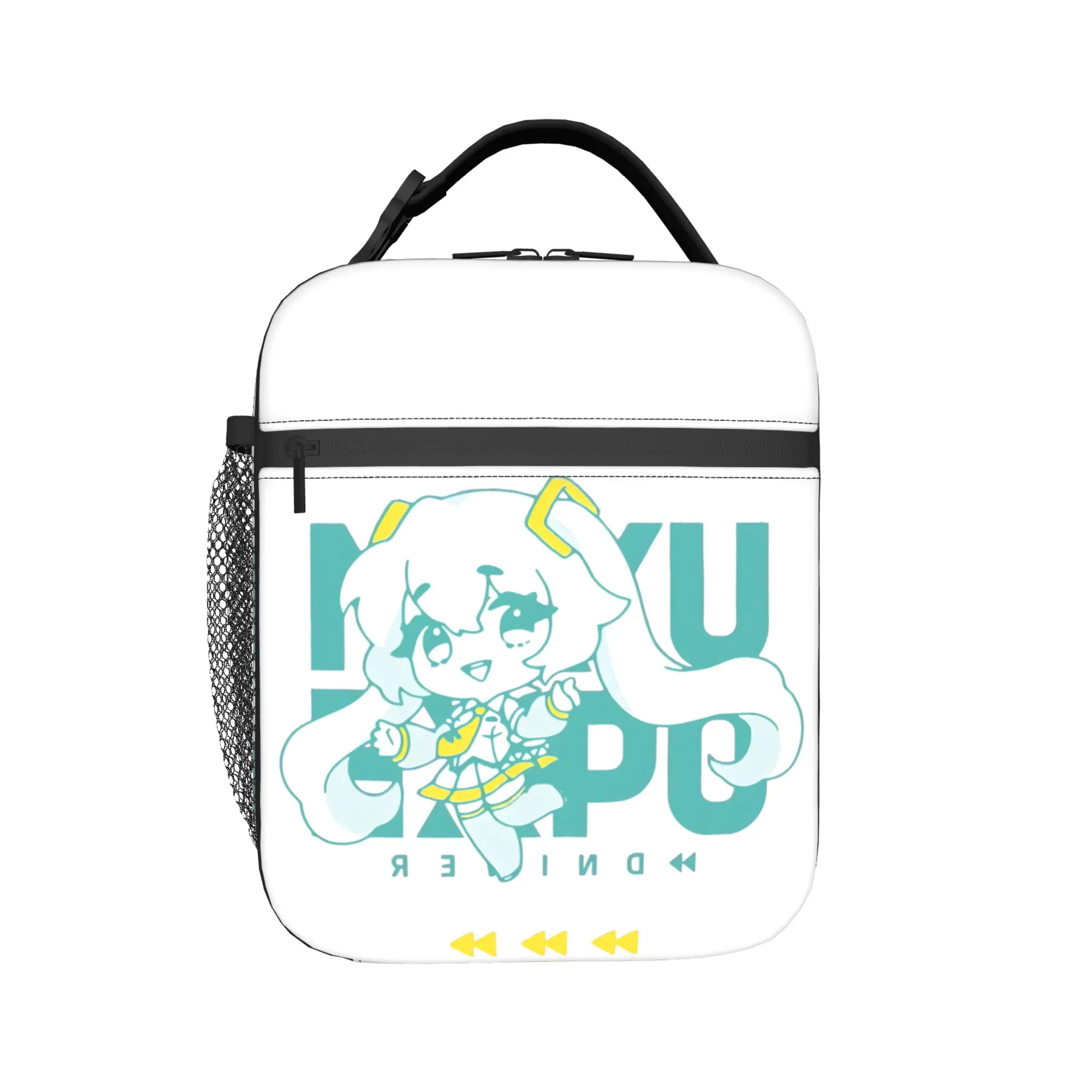 

Miku Expo 2026 tour North America Hatsune Miku Insulated Lunch Bag Food Container Bags Reusable Thermal Lunch Box For Picnic