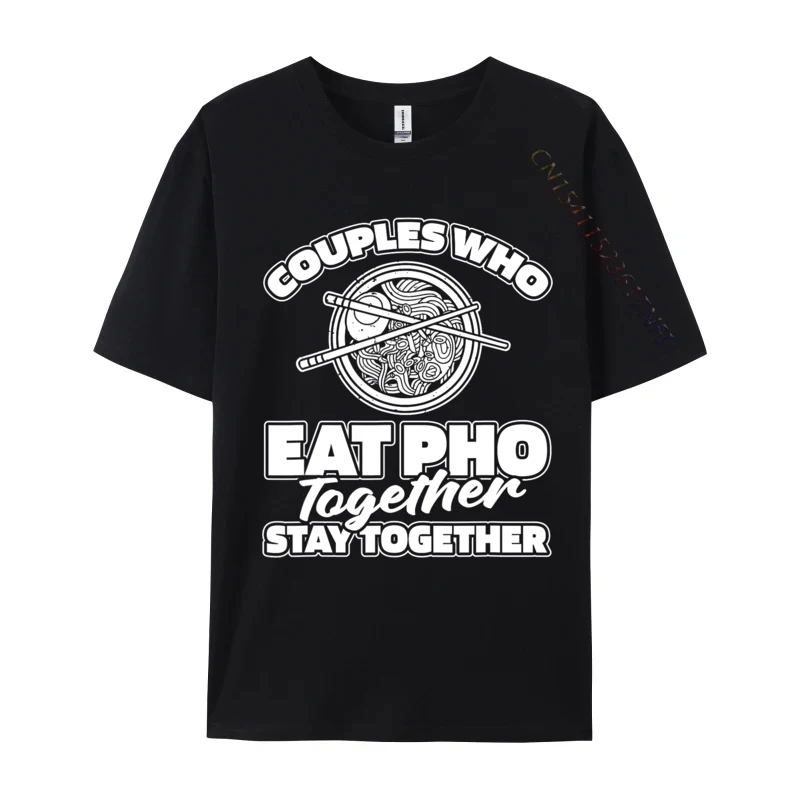 Pho Schüssel Paar asiatische Essen Nudelsuppe Ramen Pho Schüssel billige Männer T-Shirt Baumwolle Familie T-Shirt lässige T-Shirts