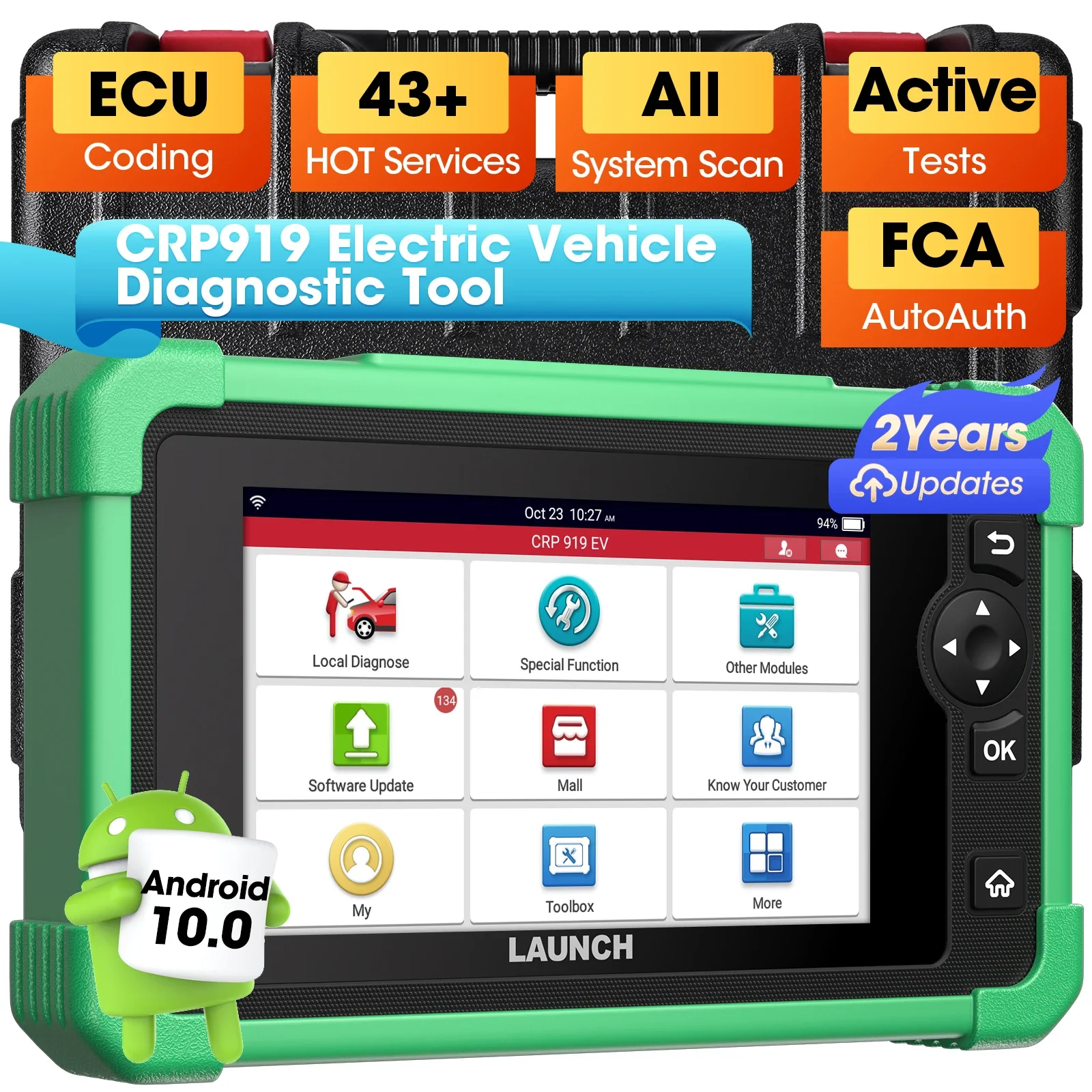 

Professional CRP919 EV 2 Auto Diagnosis Machine Car Diagnostic Scanner Tool for Cars and Ev