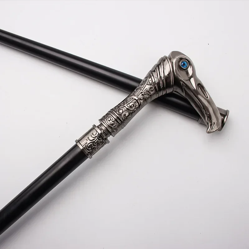 

1 Eagle Falcon Cane Stick Elegant Eagle Head Metal Cane Human Hands-Free COSPLAY Weapon Props
