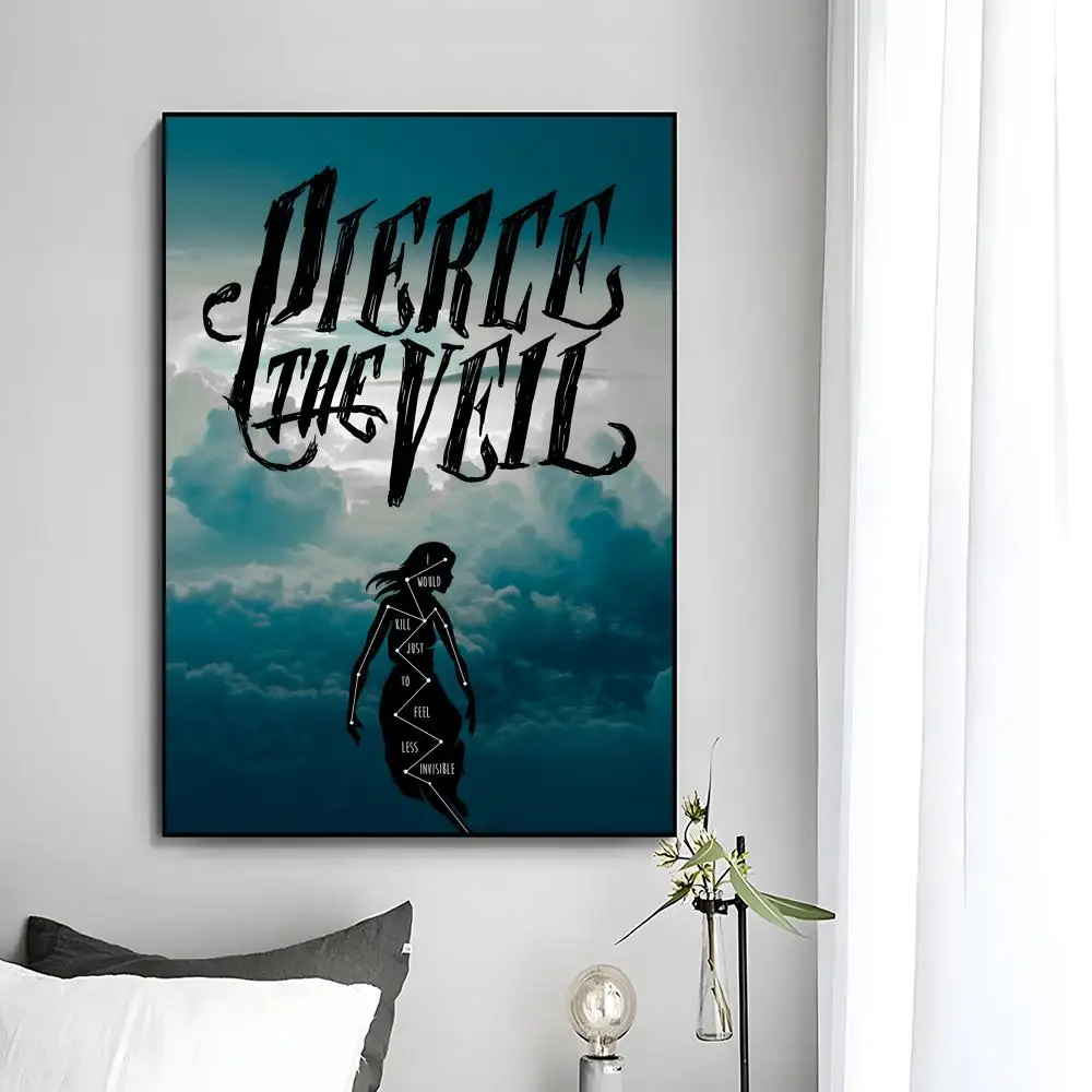 Wandkunst der Emo-Rockband P-Pierce The Veil, Poster, Wandkunstdruck, dekoratives Wandbild, Heimdekoration, Geschenk, ungerahmt – Detail 12
