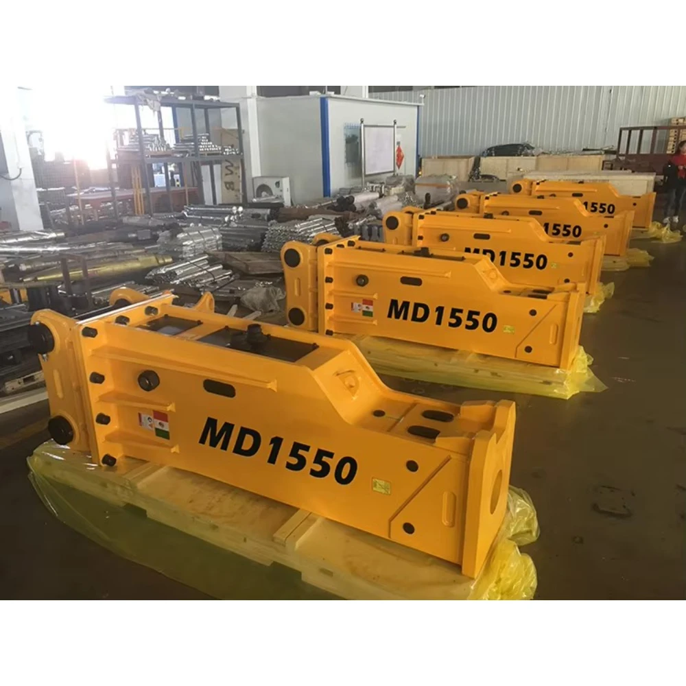 High Power Vibratory Hammer Noise Reduction Hydraulic Rock Breaker Hammer Mini Attachment for Residential Area Construction