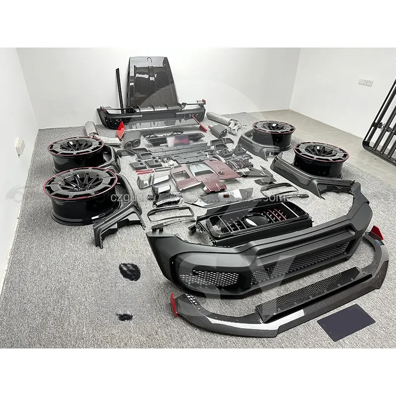 Suitable for High Quality Dry Carbon Fiber Bodykit for G-Class G63 Upgrade G900 W463 Style Front & Rear Bumper 20-24 Mo