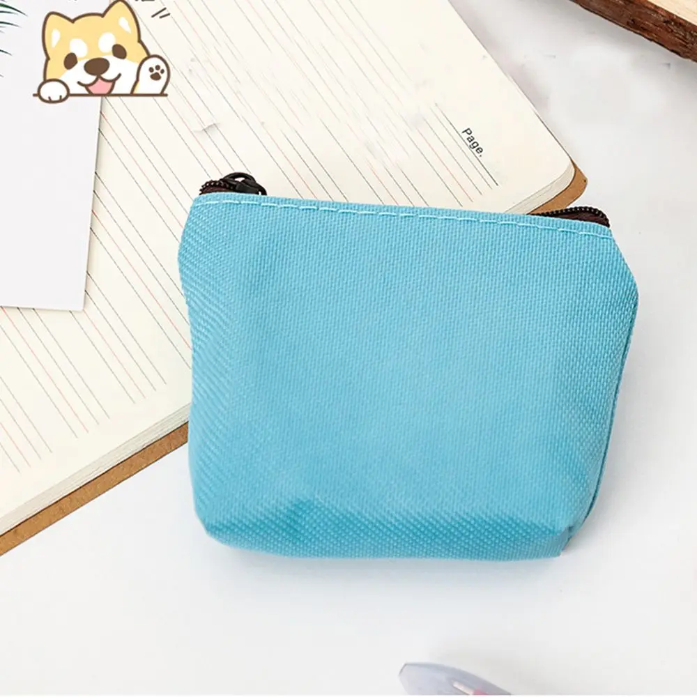 Women Canvas Coin Purse Small Wallet Pouch Daily Storage Bag Zipper Children Female Key Card Holder Mini Money Bag Gift