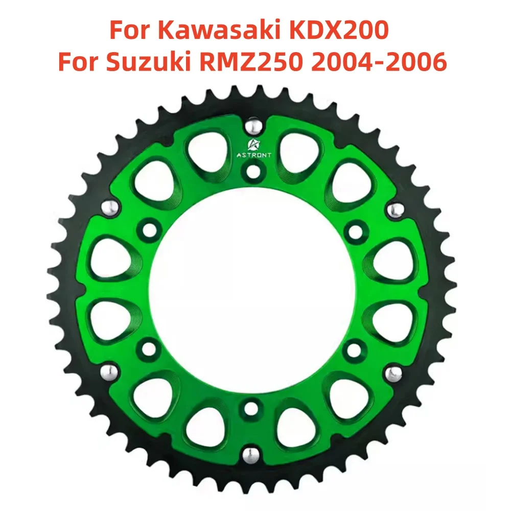 

CNC Chain Motorcycle Rear Sprocket For Kawasaki 220R 250 150 230 300R 450R 650 KX125 250 250F 450F 500 For Suzuki RM-Z250 04-06