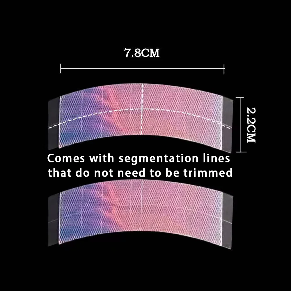 36 قطعة من شرائط الشريط على الوجهين المقاومة للماء لأغطية الرأس والدانتيل الأمامي وإكسسوارات أزياء الهالوين