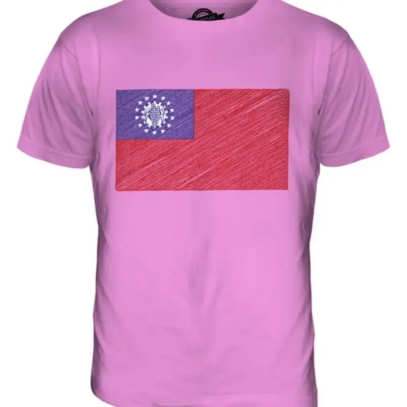 Myanmar Doodled Fla…