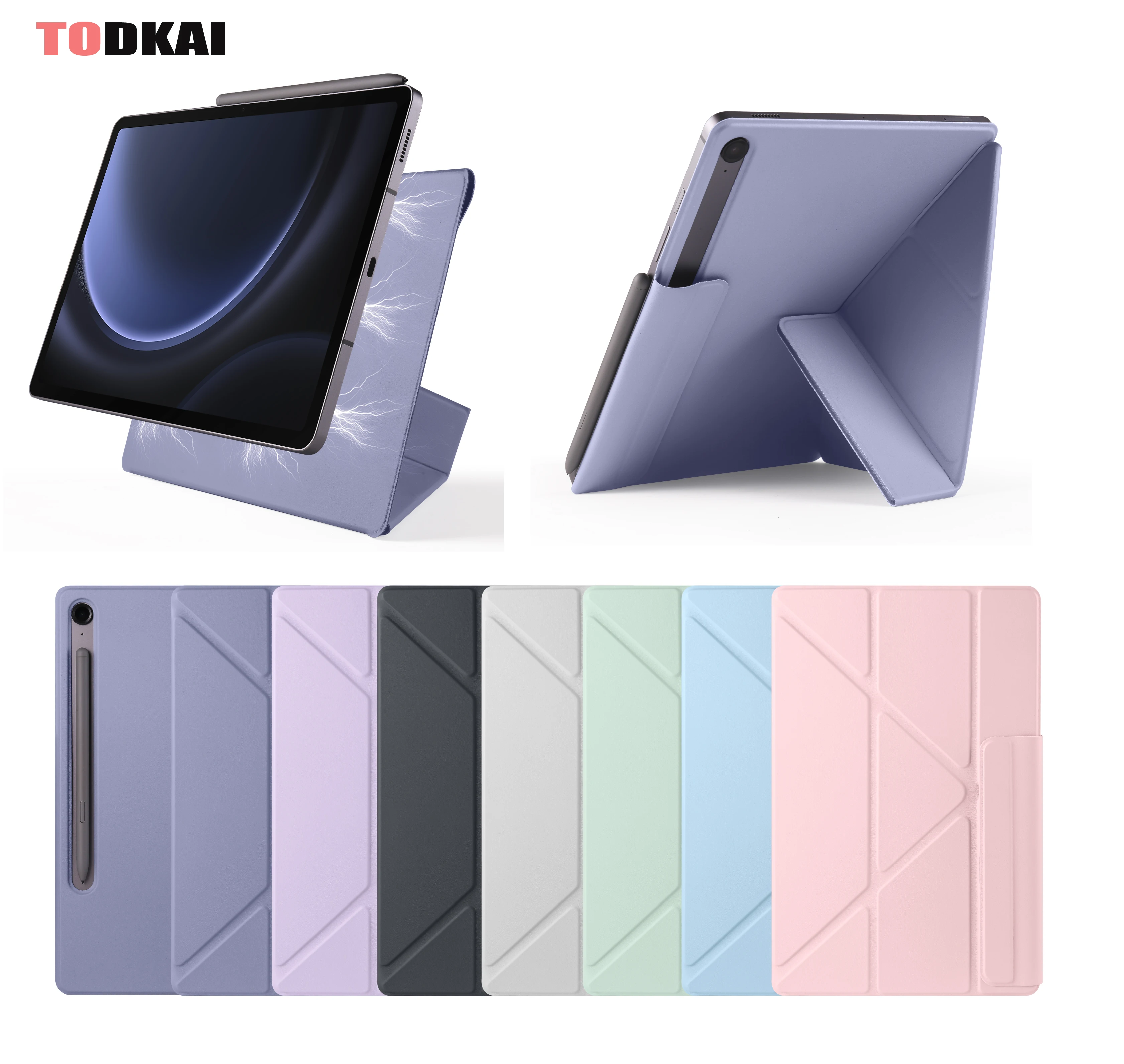 

Magnetic Smart Case for Samsung tab S10 10.9 inch 2025 case S9 FE S9 11 inch Tablet Stand Smart Book Cover