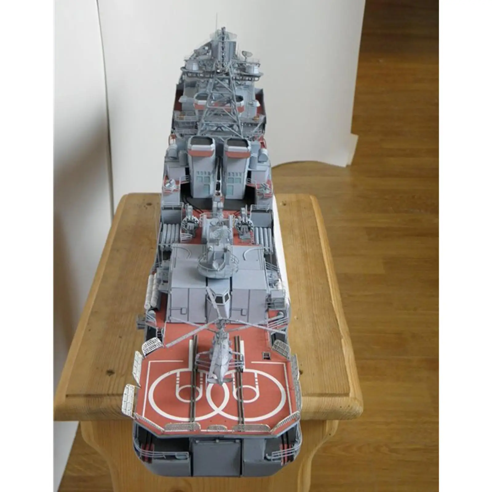 3D 1/200 Levchenko Navy Missile Destroyer Barco Modelo Rompecabezas Juguete