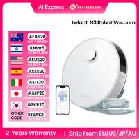 Lefant N3 Robot Vacuum Cleaner with Mop,6000pa,dToF Laser Navigation, Sonic Vibration Wash 12000/min,Ultrasonic Carpet Detection