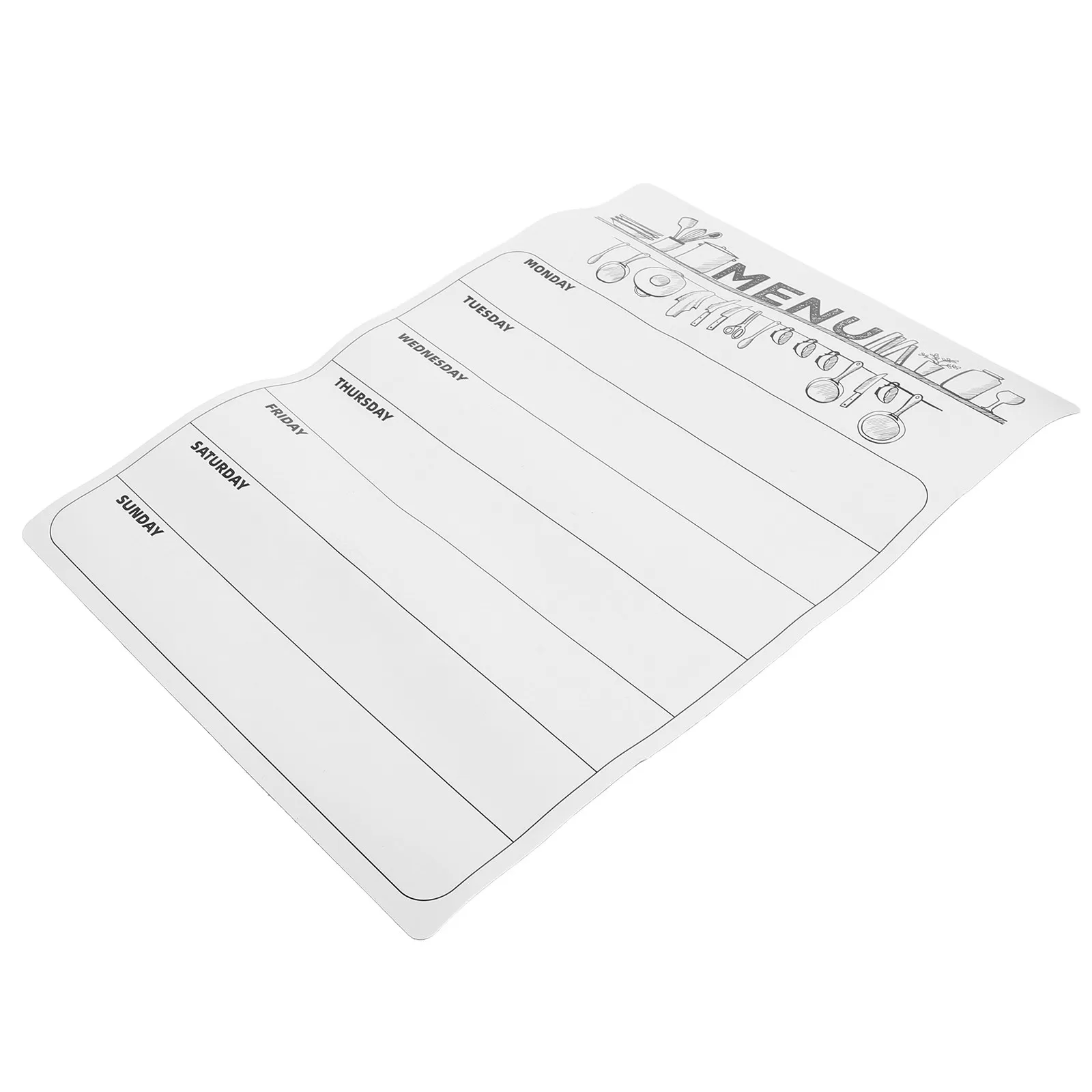 Weekly Meal Planner Magnetic Dry Erase Board A4 Fridge Grocery List Meal Organizer Planning Pad Fridge Menu Planner