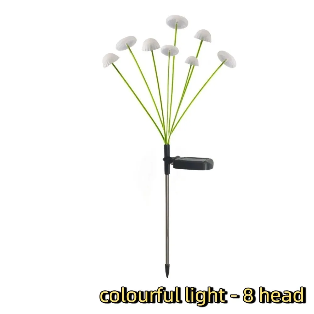 

Silicone Material LED Solar Mushroom Lamp 10LED Light Source Waterproof Outdoor Garden Light Solar Powered Jellyfish