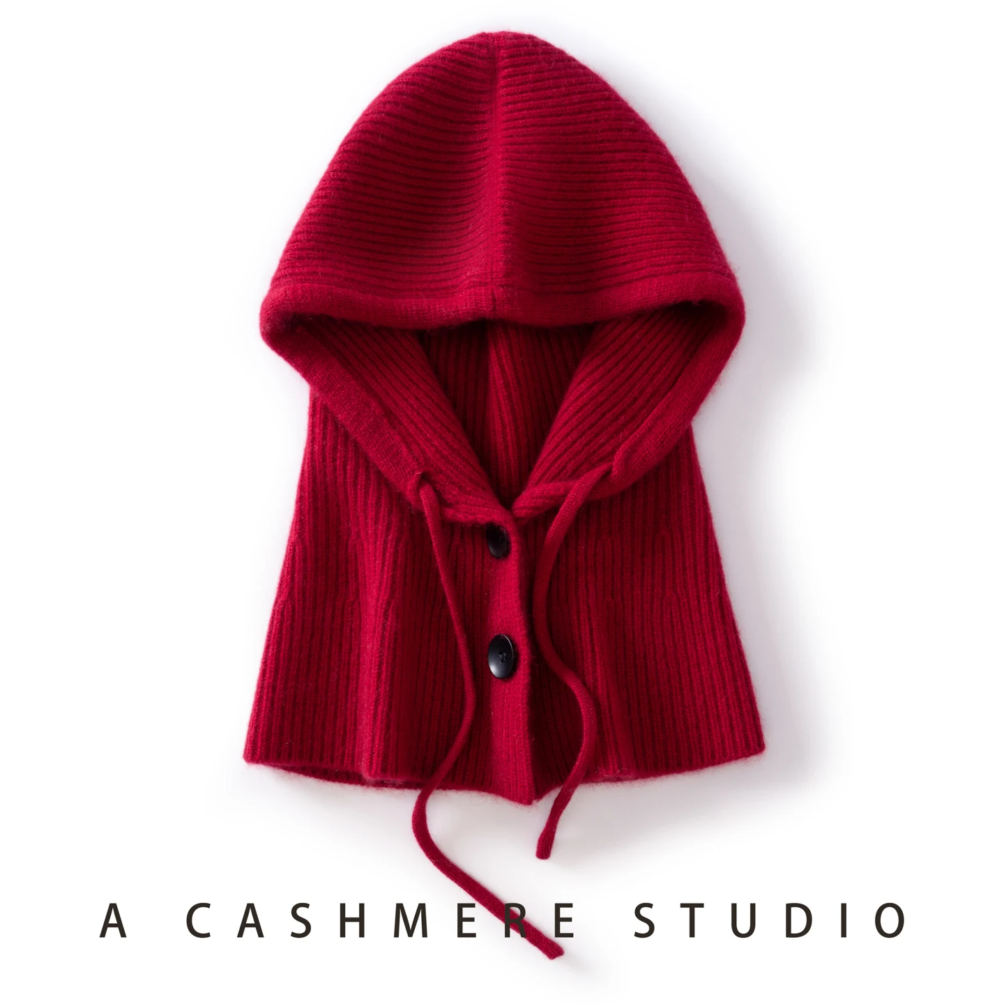 MERRILAMB High Quality Cashmere Balaclava Hats For Women Fashion Winter Hats Knitted Hooded Caps Outdoor Warmer Neck Beanies Cap