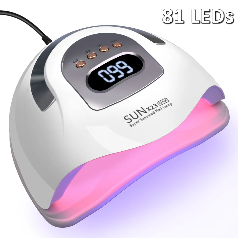 Professioneller Nageltrockner, LED-UV-Lampe für Nägel, Gel-Nagellack-Trockner, Licht, Nagelkunst-Zubehör, Aushärtung von Gel-Zehennägeln,