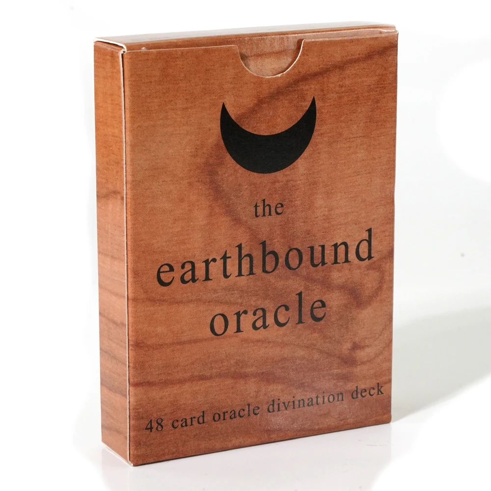 The Earthbound Oracle Deck The Seeker\'S Lenormand Full Deck Divination Completed Wooden Tarot 48 Card Oracle Deck