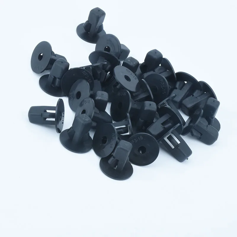 50Pcs Car Fastener Clips Bumper Inner Fender Rivets Push Door Trim Cover Front Rear Wheel Clip For Toyota Honda Ford