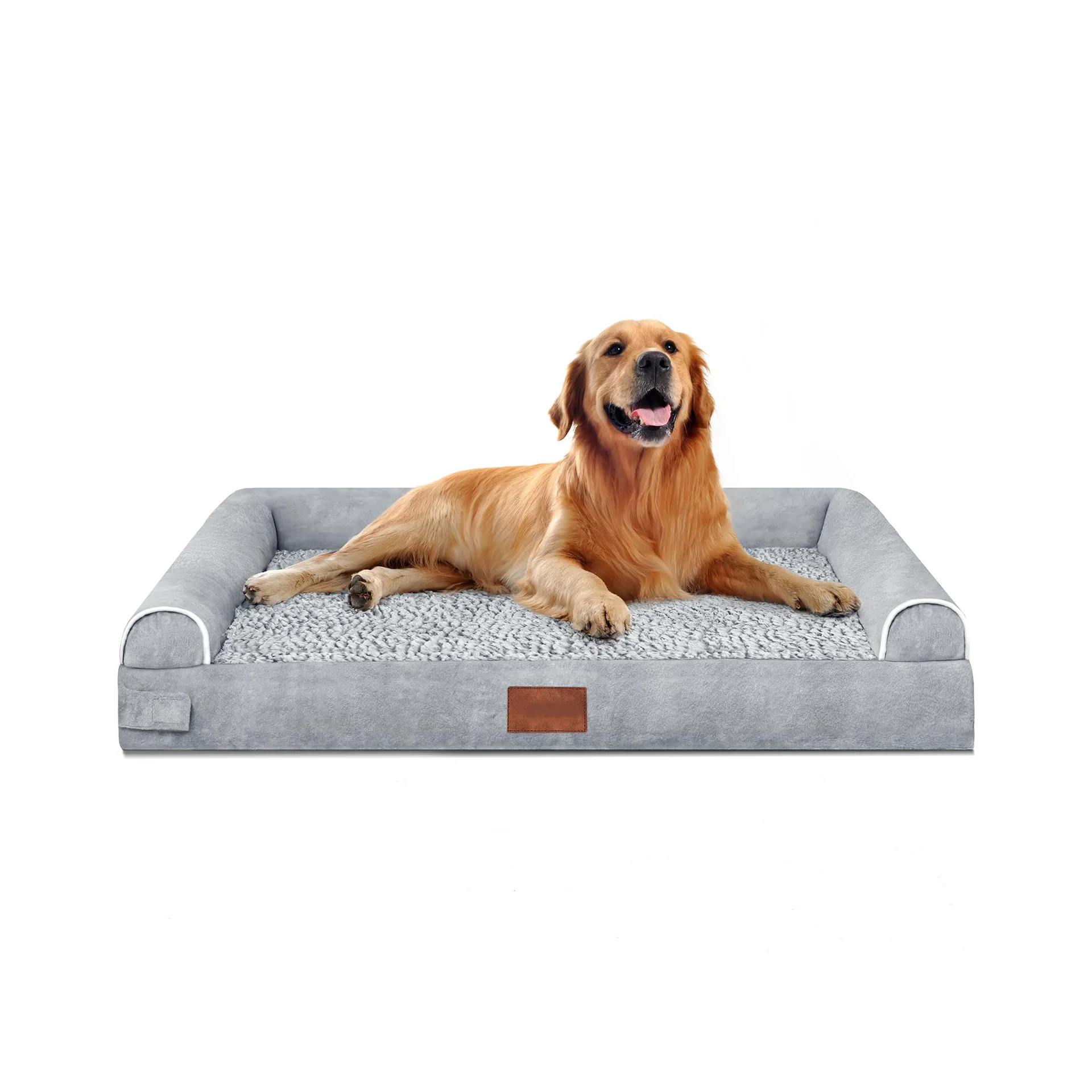 

New Style Four Seasons Available Luxury Large Size Pet Bed Rectangular Breathable Warm Memory Foam Orthopedic Dog Bed