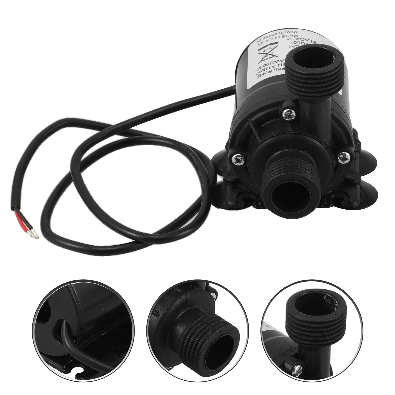 

Electric Water Pump Pond Fountain Hot Recirculating Small Compact High Pressure Booster Efficient Transfer Aquarium Hydroponic