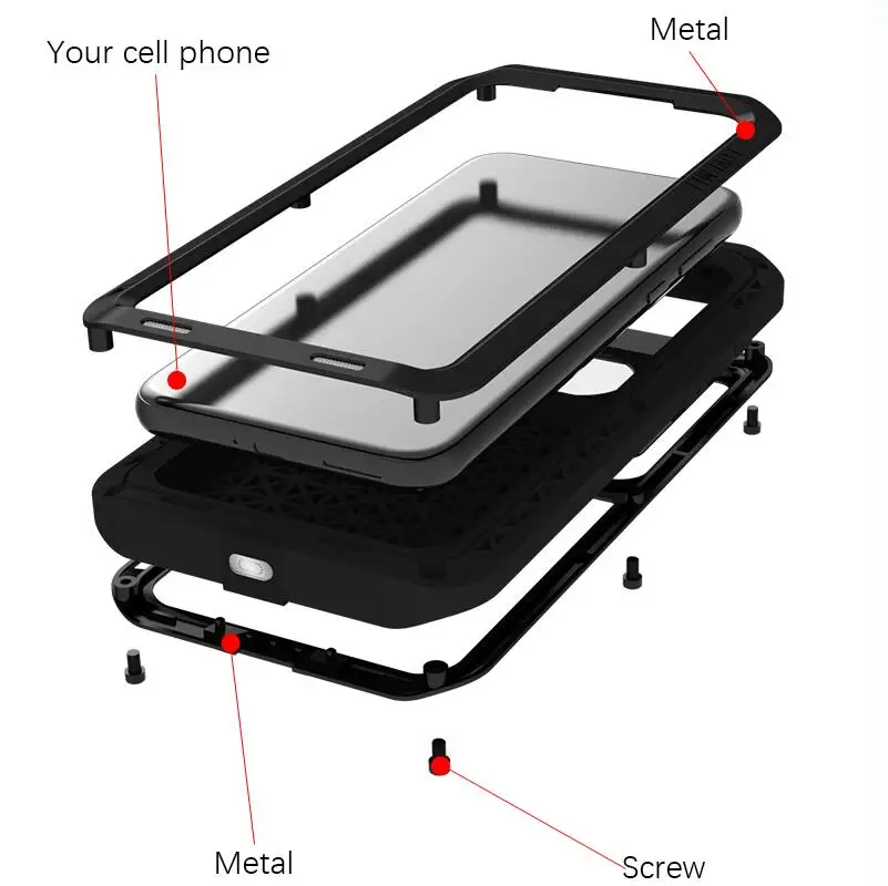 Powerful Armor Metal Aluminum Shockproof Case For Huawei Pura 70 Ultra / Pura 70 Pro Plus Dirt Shock Proof Cases Cover Fundas
