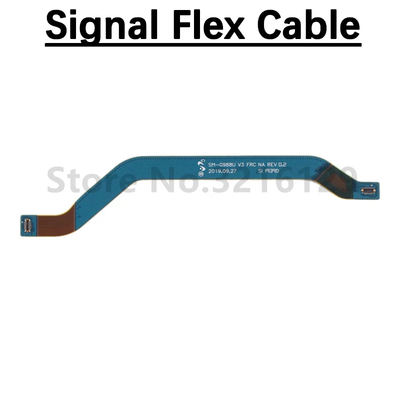 Charging Port Board Loudspeaker Earpiece Fingerprint Sensor Signal Motherboard Flex Cable SIM Card Tray For Samsung S20 Ultra 5G