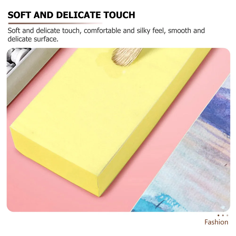 3 قطعة إسفنجة ممتصة للماء، امتصاص قوي للرطوبة، سهلة الصيانة، لوازم فنية ناعمة ورقيقة تعمل باللمس