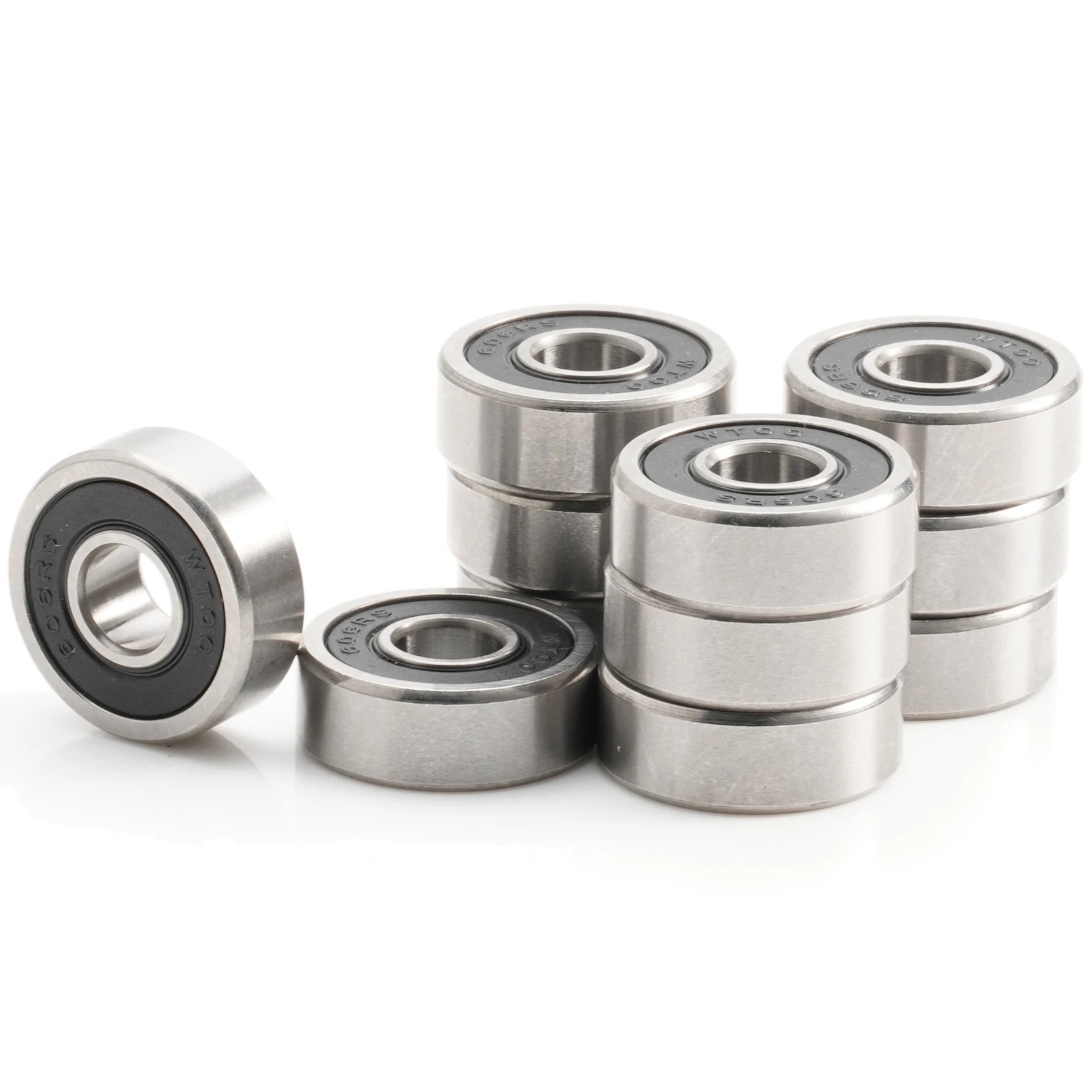 606RS Bearing ABEC-5 ( 10 PCS ) 6*17*6 mm Miniature Sealed 606-2RS Ball Bearings 606 2RS