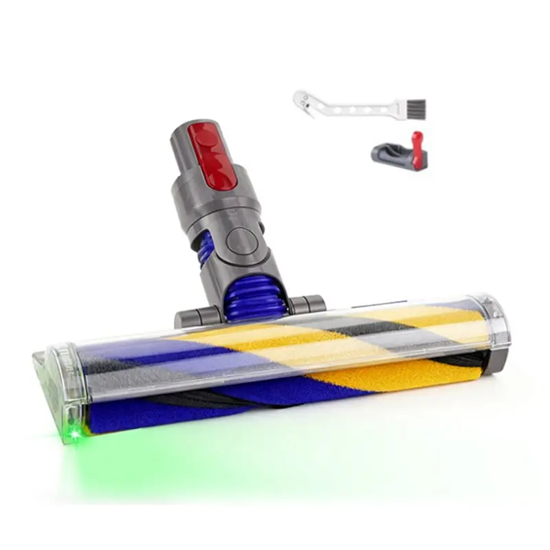 

Для паркетных полов, совместимая с мягким роликовым чистящим головкой для беспроводных пылесосов V7 V8 V10 V11 V15 с зелеными светодиодными лампами