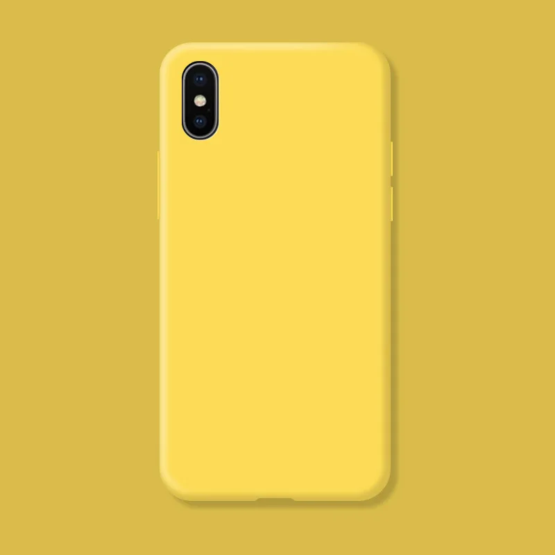Stoßfeste Flüssigsilikon-Schutzhülle für iPhone X, Xr, Xs Max, iPhone X, S Max, XR