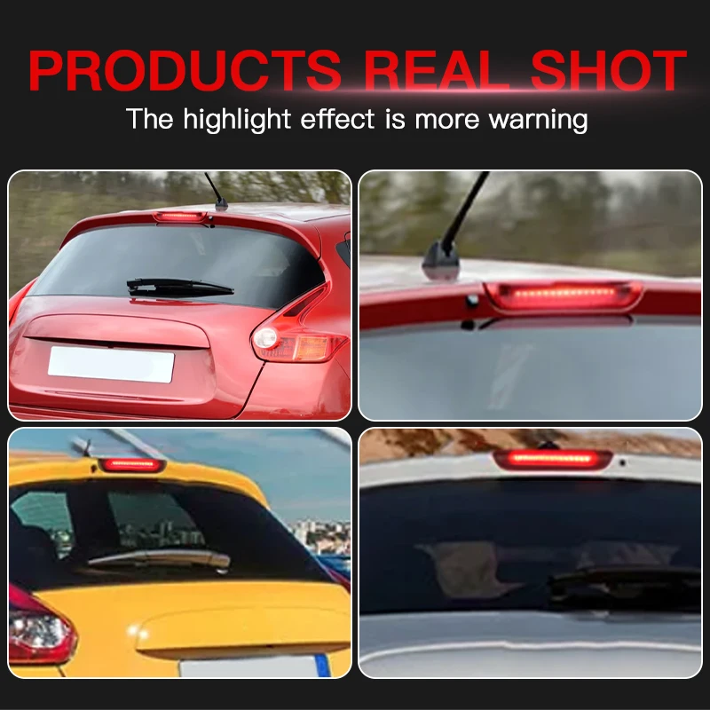 

1PC 12V LED High Mount 3RD Brake Stop Light Tail Warning Lamp Canbus For Nissan Juke 2011-2014 OEM#26590-1KA0B Car Accessories