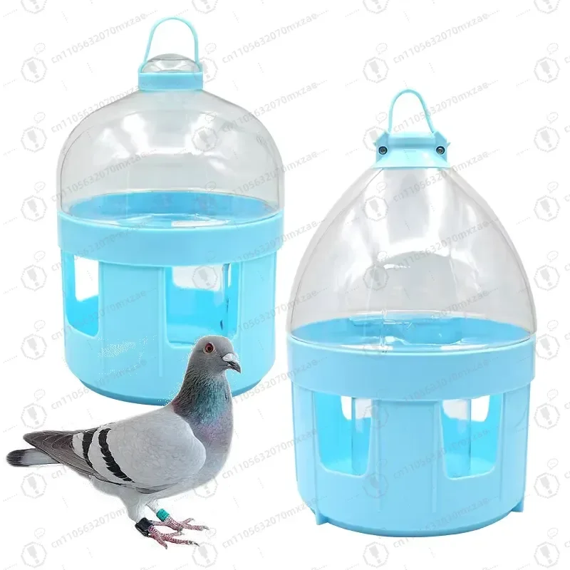 2Pcs Automatic Bird Waterer 2L 4L Hanging Drinking Fountain Feeder Bottle For Pigeon Parrot Chicken Duck Outdoor Pet Feeding