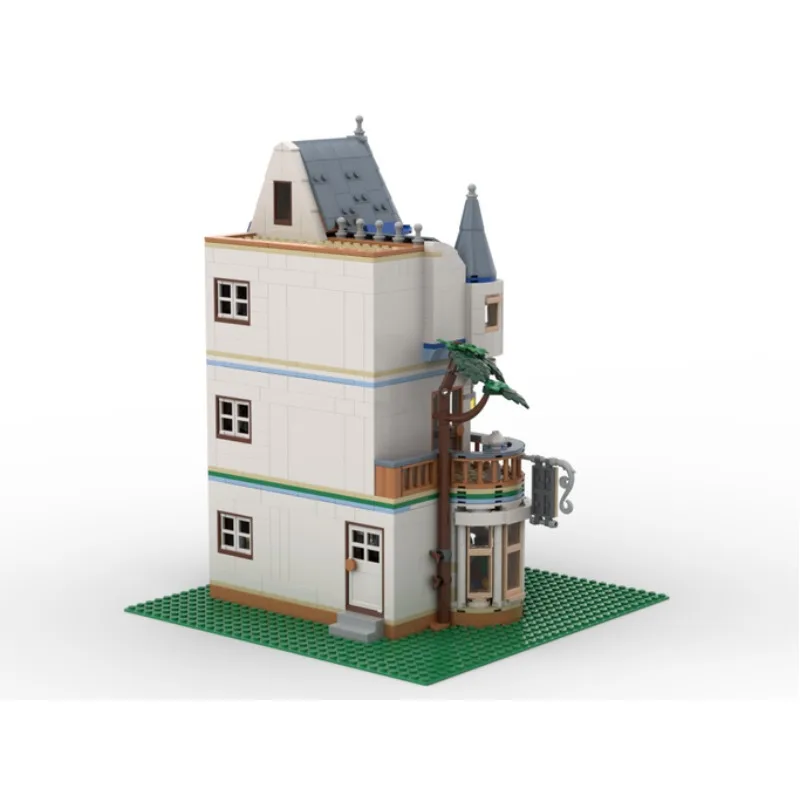 1515pcs modulares Schloss bett & Frühstück moc kreative Straßen ansicht Modellbau steine Architektur Kinderspiel zeug Geburtstags geschenk