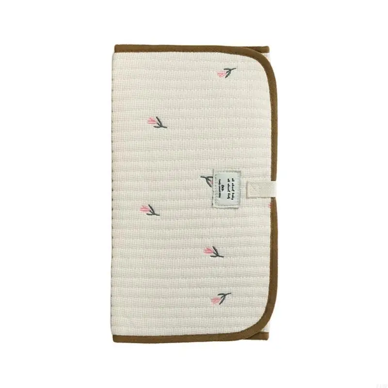 Coussin Station à langer pour bébé, adapté aux voyages, avec plusieurs compartiments tissu facile à nettoyer, F19F