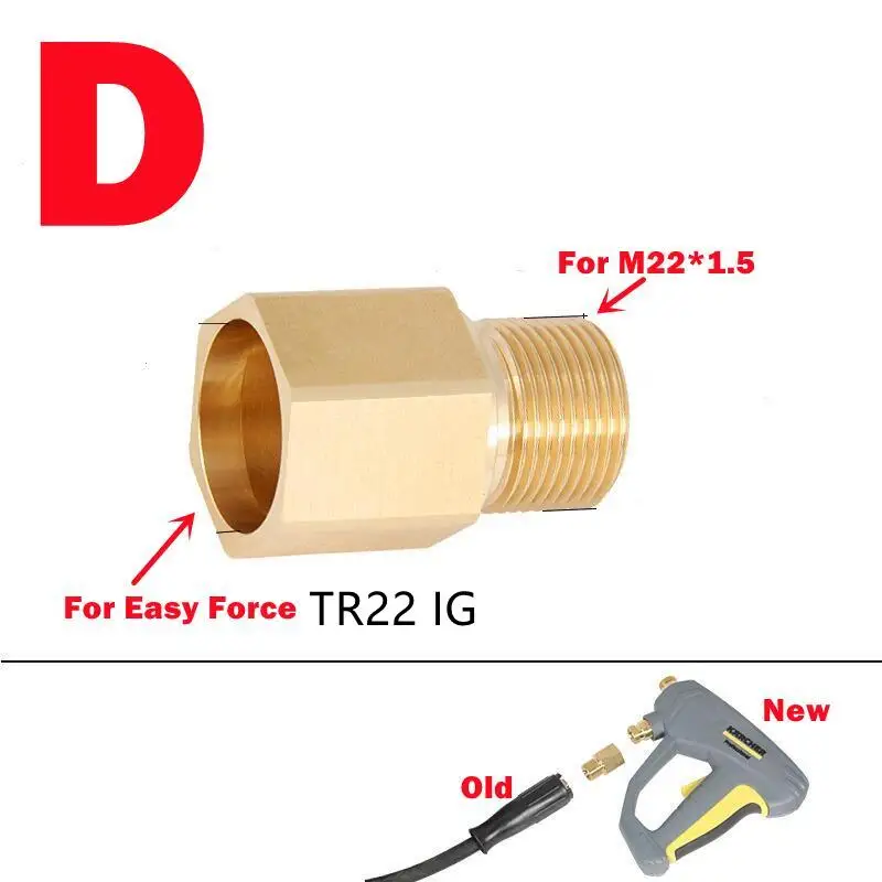 LT Easiyl Adaptateur Kärcher Série K Vers TR22 Easy Lock Easy Force – Connecteur Haute Pression
