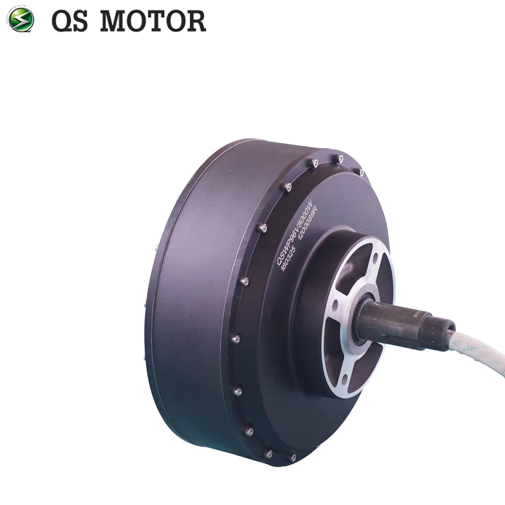 

QS MOTOR Новая крышка дискового тормоза 8 кВт 273 V3 72 В 90 кОм электромобиль, мотор-концентратор колеса с одним валом