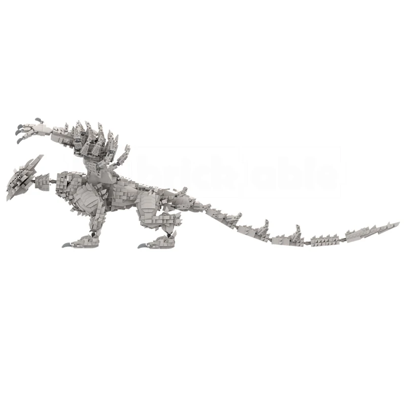 

319pcs MOC Monster Hunter The White Seraph Dragon Model Wyvern Building Blocks Diy Creative Ideas Toys Birthday Christmas Gift